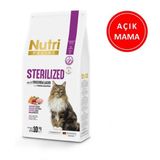 Nutri Feline Sterilized Somonlu Kısırlaştırılmış Kedi Maması 1 Kg Açık
