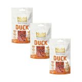 Nutri Feline Tahılsız Ördekli 50 gr 3'lü Kedi Ödül Maması