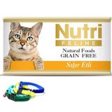 Nutri Feline Tahılsız Sığır Etli 6x85 gr Kedi Konserve