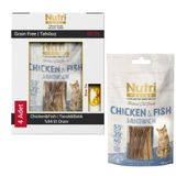 Nutri Feline Tahılsız Tavuklu ve Balıklı 4x80 gr Kedi Ödülü