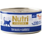 Nutri Feline Ton Balıklı Karidesli Tahılsız 70 gr Kedi Konservesi