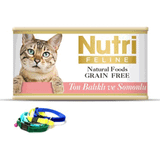 Nutri Feline Ton Balıklı ve Somon 85 gr Kedi Maması ve Kedi Tasması