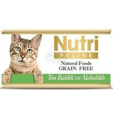 Nutri Feline Ton ve Alabalıklı Tahılsız 85 gr Yetişkin Kedi Konservesi