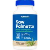 Nutri Nutricost Made With Organic Saw Palmetto 1000 Mg 120 Caps (Cilt + Saç Desteği) - 120 KAPSÜL
