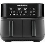 Nutribullet Çift Bölmeli Airfryer, 8l Kapasiteli, 2850W - Siyah