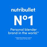nutribullet Taşınabilir Blender, Kablosuz, 20oz Gemi, Kişisel Blender, USB-C Şarj Edilebilir, Lacivert, NBPB50100NB