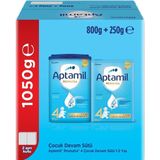 Nutrıcıa Aptamil Pronutra 800GR+250GR Toplam: 1050GR Devam Sütü No:4 (1 Yaş ve Üzeri) Avantaj Pk - Hediyesiz