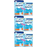 Nutricia No: 4 Aptamil 3x800+250 gr 1+ Yaş Devam Sütü