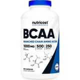 Nutricost Bcaa Branched Chaın Amıno Acıds 1000MG 500 Caps. - Aromasız