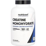 Nutricost Creatine Monohydrate 3000 Mg 180 Kapsül