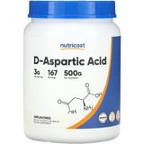 Nutricost D-Aspartic Acid Unflavored 17.6 Oz 500 gr - Aromasız