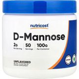 Nutricost D-Mannose Unflavored 100 G - Aromasız