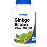 Nutricost Ginkgo Biloba (Kan Dolaşımı + Hafıza Desteği )120 Mg 240 Capsules - 240 KAPSÜL