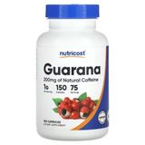 Nutricost Guarana 1000 mg 150 Capsules 500 mg Per Capsule - Aromasız