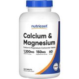 Nutricost Kalsiyum 1200 mg ve Magnezyum 150 mg 240 Tablet - Aromasız