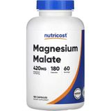 Nutricost Magnesium Malate 420 Mg 180 Capsules Usa