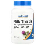 Nutricost Milk Thistle 80% 300 Mg 120 Caps