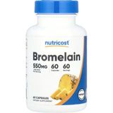 Nutricost Nutricost, Bromelain, 550 mg , 60 Capsules - Aromasız