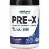 Nutricost Performance Pre-X Xtreme Pre-Workout Complex Blue Raspberry 447 Gr Usa Menşei.Tr Tek Yetkili SATICISI OZELSPORCUGIDALARI'DIR