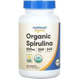 Nutricost Spirulina Organic 500 Mg 240 Kapsül - Aromasız