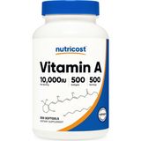 Nutricost Vitamin A 10,000 Iu, 500 Softgel Capsules.abd Menşei - Aromasız