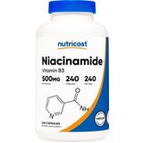 Nutricost Vitamin B3 Niacinamide 500 mg 240 Kapsül