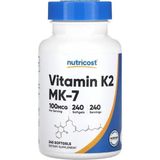 Nutricost Vitamin K2 Mk-7 100 Mcg 240 Softgels - Aromasız