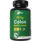 Nutriflair Colon Cleanse 15 Day Detox Senna Leaf Psyllium Husk Probiotics Lactobacillus 30 caps - Aromasız