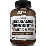 Nutriflair Glucosamine Chondroitin Turmeric Msm Boswellia - Joint Pain Relief 120 Caps