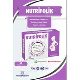 Nutrifolik Folat, Vitamin B12 , İyot İçeren Dilaltı Tablet Takviye Edici Gıda