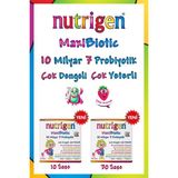 Nutrigen Maxibiotic Probiyotik 10 Saşe Çocuklar İçin Çilek Aromalı 10 Milyar 7 Probiyotik