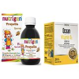 Nutrigen Propolis Ekstratlı Kış Şurubu 200 ml + Yetişkinler Için Ocean D3 Vitamini 1000 Iu Sprey 20 ml