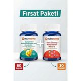 Nutrinorma Avantajlı Fırsat Paketi | Glukozamin Msm Kondroitin 60 Kapsül + Kore Ginsengi Multivitamin & Mineral 30 Kapsül | Günlük Enerji ve Hareket Desteği