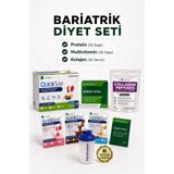 NUTRIPHARMA Bariatrik Diyet Seti - Protein Tozu 30 Saşe - Multivitamin 30 Saşe - Kolajen 30 Servis
