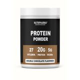 NUTRIPHARMA Protein Tozu, 464 G, 16 Servis, Çikolata Aromalı