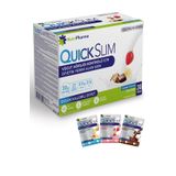 NUTRIPHARMA Quick Slim Mix 30 Saşe Öğün Tozu – Öğün Yerine Geçen Protein Tozu, Karışık (ÇİLEK, MUZ, ÇİKOLATA)