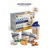 Nutripharma Quick Slim Whey Proteinli Öğün Yerine Geçen Shake Tropikal Karışık Kutu | Bariatrik Protein | 30 Saşe + Shaker