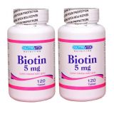 Nutrivita Biotin 5 mg 2x120 Tablet