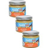 Nuts'all Hurmalı Fıstık Ezmesi 3'lü Paket (280 G x 3) - Enerji Deposu Protein Kaynağı - 840 gr