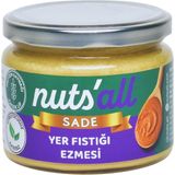 Nuts'all Sade Fıstık Ezmesi - 280 g - 280 gr