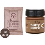 Nutty More 100 gr x 10 Adet & Nutty More %33 Fındık Parçacıklı Kakaolu Fındık Ezmesi 200 gr