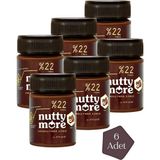 Nutty More %22 Kakaolu Fındık Ezmesi 370 gr x 6 Adet