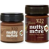 Nutty More %33 Fındık Parçacıklı Kakaolu Fındık Ezmesi 200 gr + %22 Kakaolu Fındık Ezmesi 370 gr