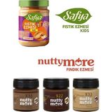 Nutty More Fındık Ezmesi & Safya Fıstık Ezmesi Kids Tanışma Paketi - 200 gr
