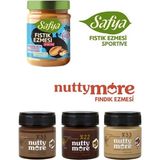 Nutty More Fındık Ezmesi & Safya Fıstık Ezmesi Sportive Tanışma Paketi - 200 gr
