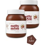 Nutty More Nuttymore Kakaolu Fındık Ezmesi %13 700 gr x 2 Adet