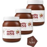 Nutty More Nuttymore Kakaolu Fındık Ezmesi %13 700 gr x 3 Adet