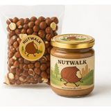 Nutwalk Şekersiz Enerji Seti | %100 Fındık Ezmesi+ 250GR Çiğ Fındık | Sporcu & Diyet Paketi - 650 gr