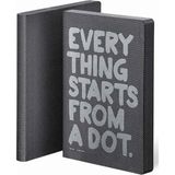 Nuuna Everythıng Starts From A Dot A5 Premium Kağıt 256 Sayfa Noktalı Defter