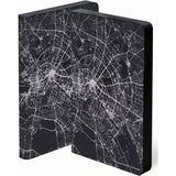 Nuuna Nightflight Over Berlin Silver A5 Premium Kağıt 176 Sayfa Noktalı Defter